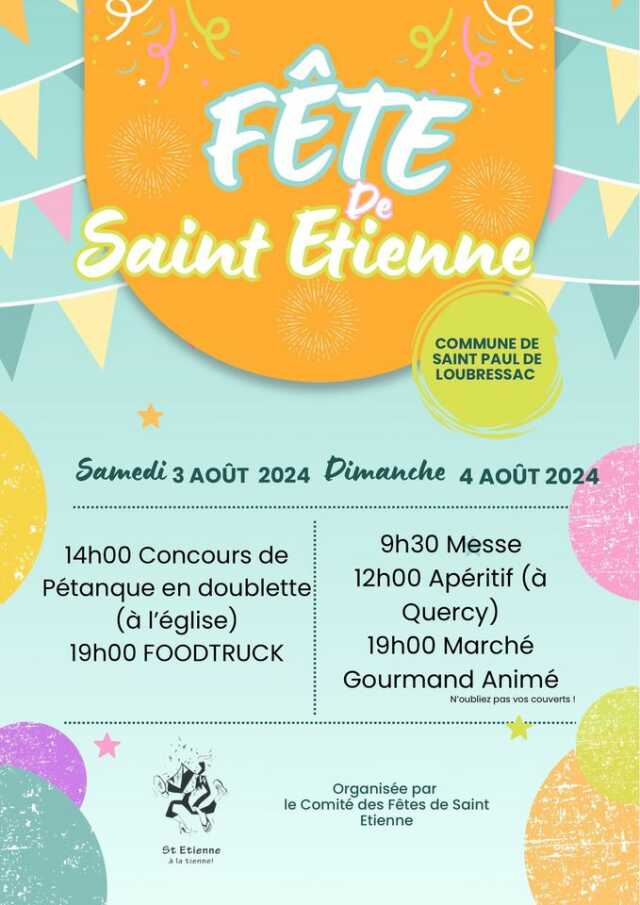 Fête de Saint-Etienne à Saint-Paul-Flaugnac
