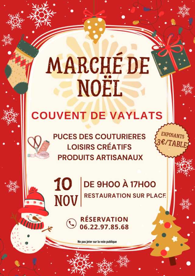 Marché de Noël au couvent de Vaylats