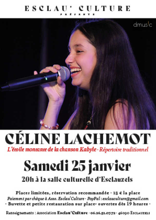 Concert à Esclauzels : Céline Lachemot