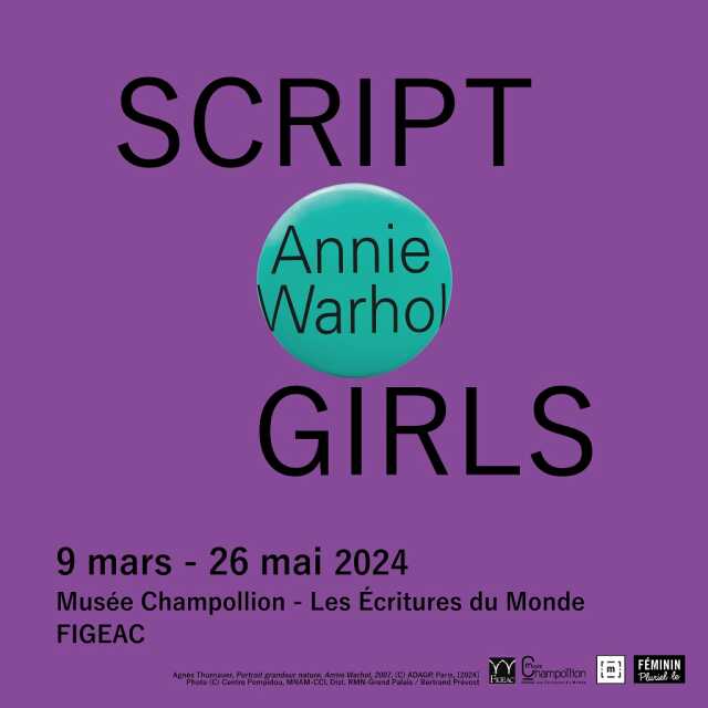 Exposition Script Girls au Musée Champollion, les écritures du monde
