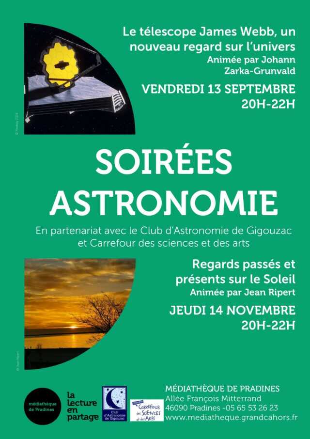 Soirée astronomie à la Médiathèque de Pradines