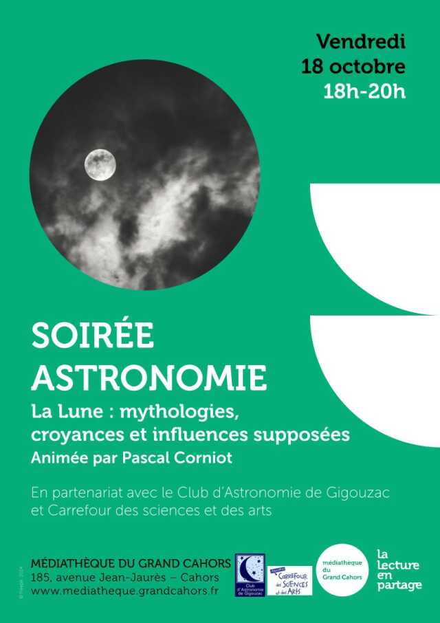 Soirée astronomie à la Médiathèque de Cahors