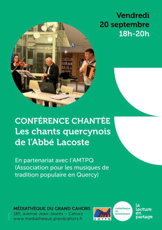 Conférence chantée : les chants quercynois de l'Abbé Lacoste