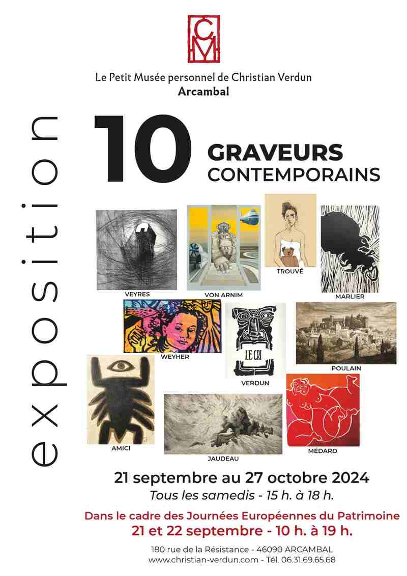 Journées Européennes du Patrimoine : Exposition et animation sur la gravure au XXe siècle