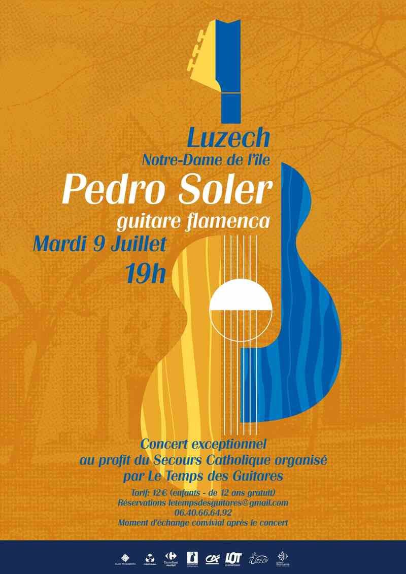 Concert solidaire de Pedro Soler à la Chapelle Notre-Dame de l'île