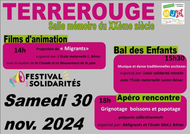 Festival des Solidarités à Terre Rouge