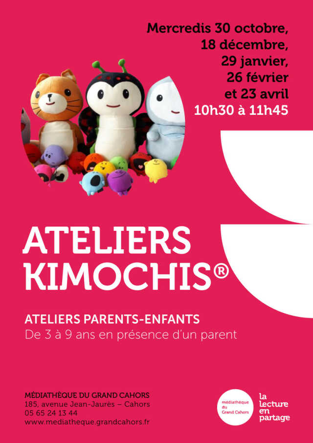 Ateliers Kimochis à la Médiathèque de Cahors