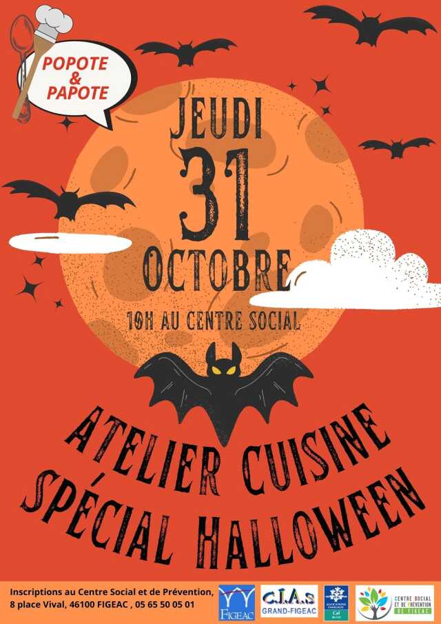 Atelier cuisine à Figeac : recettes d'Halloween