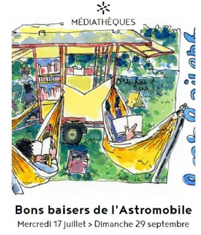 Bons baisers de l'Astromobile : Lectures et atelier d'illustration à Monviguier