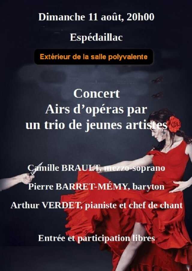 Concert à Espédaillac : Airs d'opéras