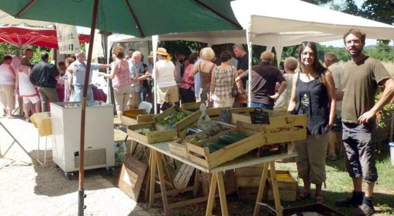 Marché d'été à Fajoles