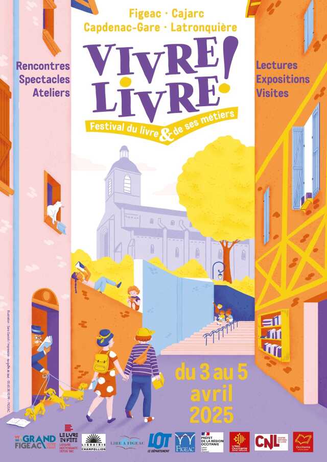 Inauguration : Vivre Livre  Festival du livre et de ses métiers !