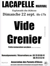 Vide grenier à Lacapelle-Marival