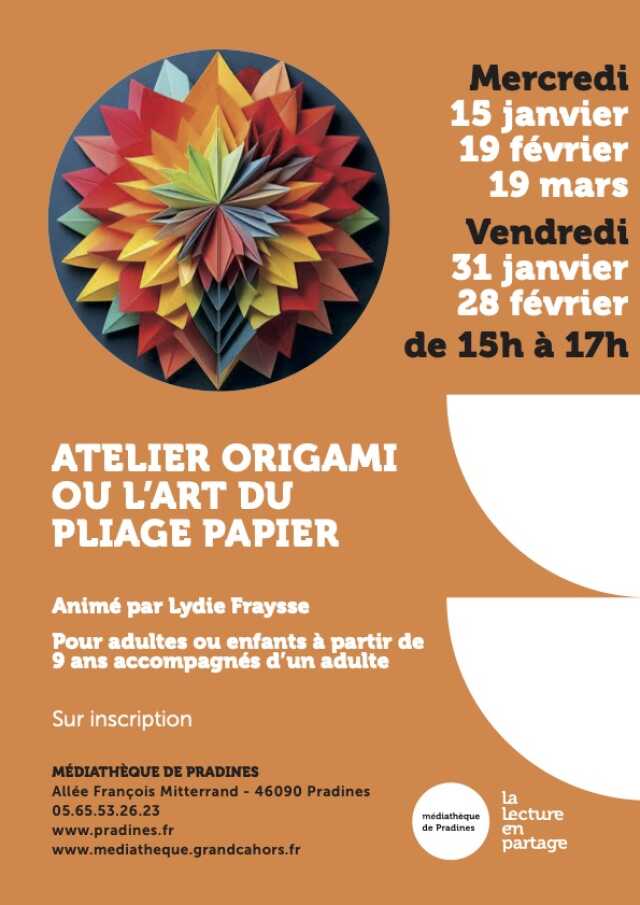 Atelier Origami à Pradines