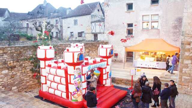 Marché de Noël à Saint-Cirq Lapopie