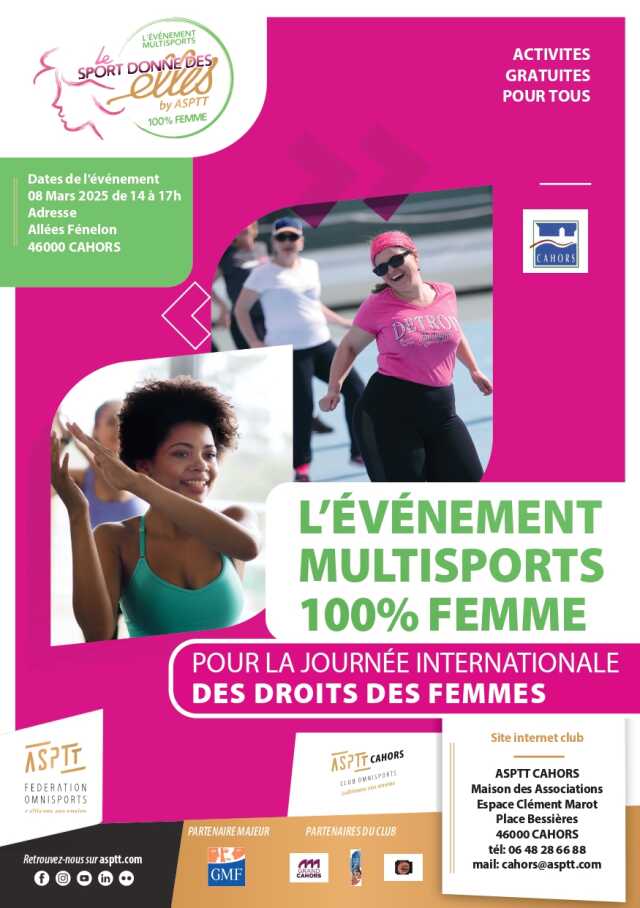 Le sport donne des elles : évènement multisport 100% féminin