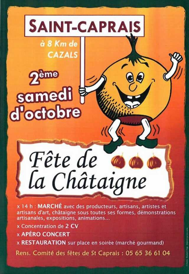 Fête de la châtaigne à Saint-Caprais