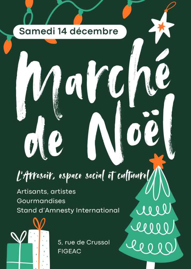 Marché de Noël à L'arrosoir !