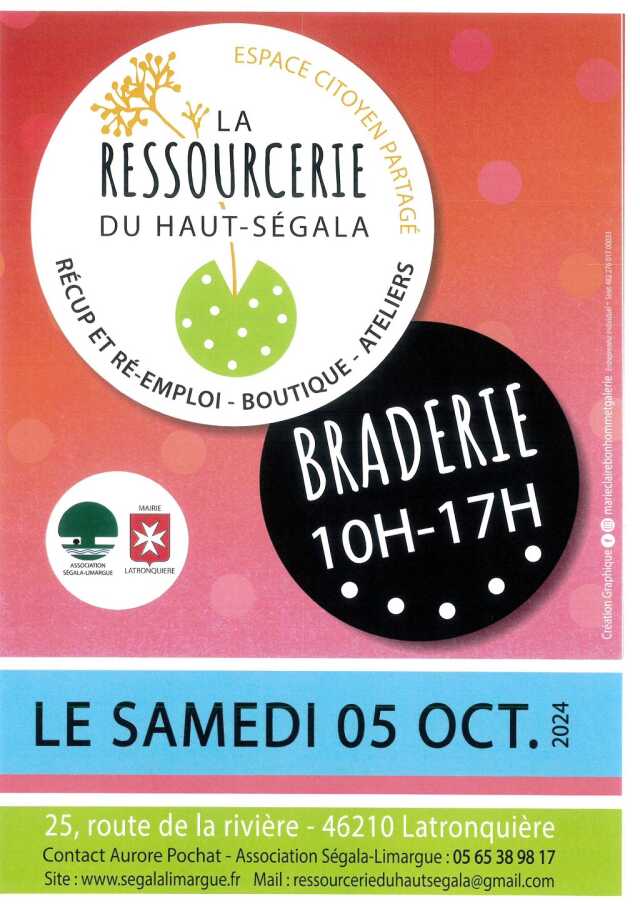 Braderie de la Ressourcerie du Haut-Ségala