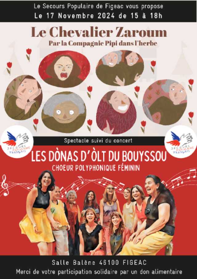 Spectacle & Concert au profit du Secours Populaire