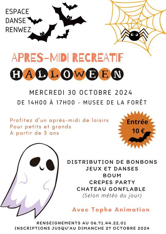 Après-midi récréatif d'Halloween