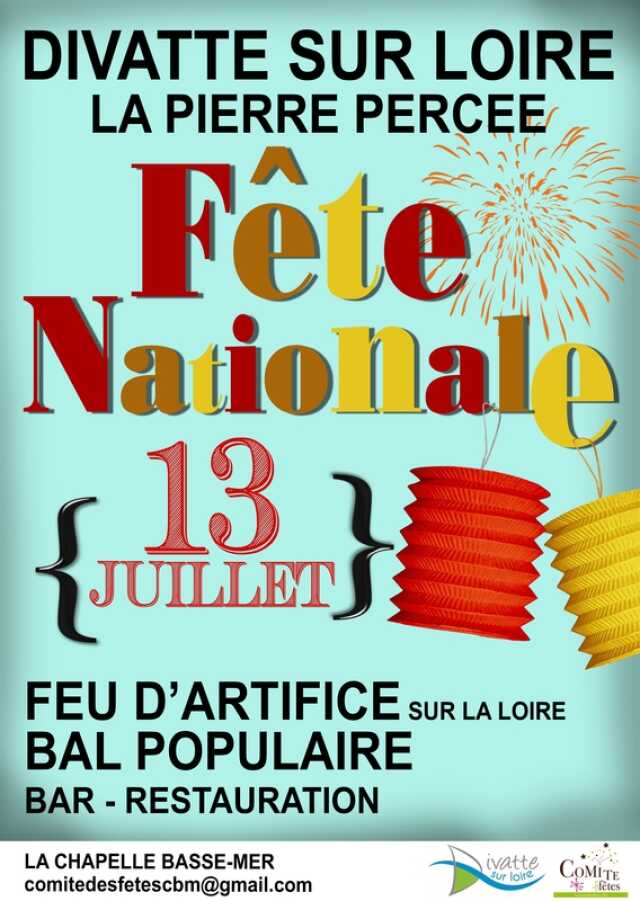 Loire Atlantique Manifestation Culturelle Feu D Artifice Agenda La Chapelle Basse Mer 44450