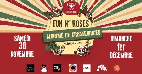 Fun N'Roses 2024 ; le marché des créateurices de Roue Libre