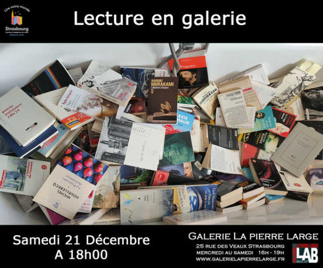 Lecture en galerie