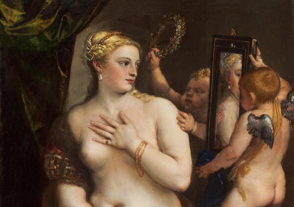 Venus au miroir, de Titien