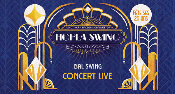 Bal swing - Concert - Hopla Swing a 20 ans