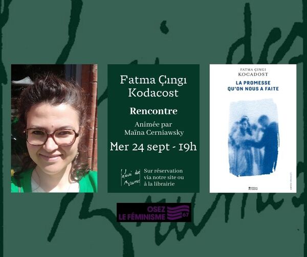 Rencontre avec Fatma Çingi Kocadost, animée par Maïna Cerniawsky
