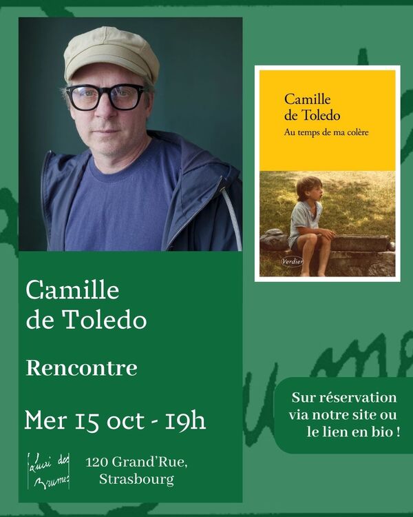 Lecture - Rencontre avec Camille de Toledo