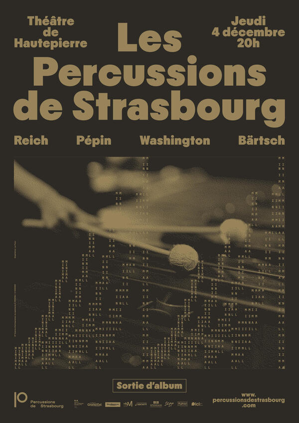 Concert « MINIMAL », Les Percussions de Strasbourg