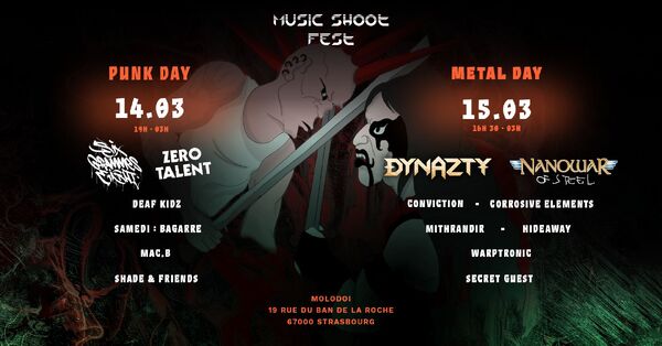 MUSIC SHOOT FEST : Dynazty - Nanowar of Steel & more