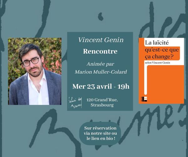 Rencontre avec Vincent Genin et son éditrice Marion Muller Colard