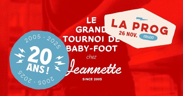 Le Grand Tournoi du Baby Foot