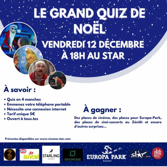 CINÉ-QUIZ DE NOËL