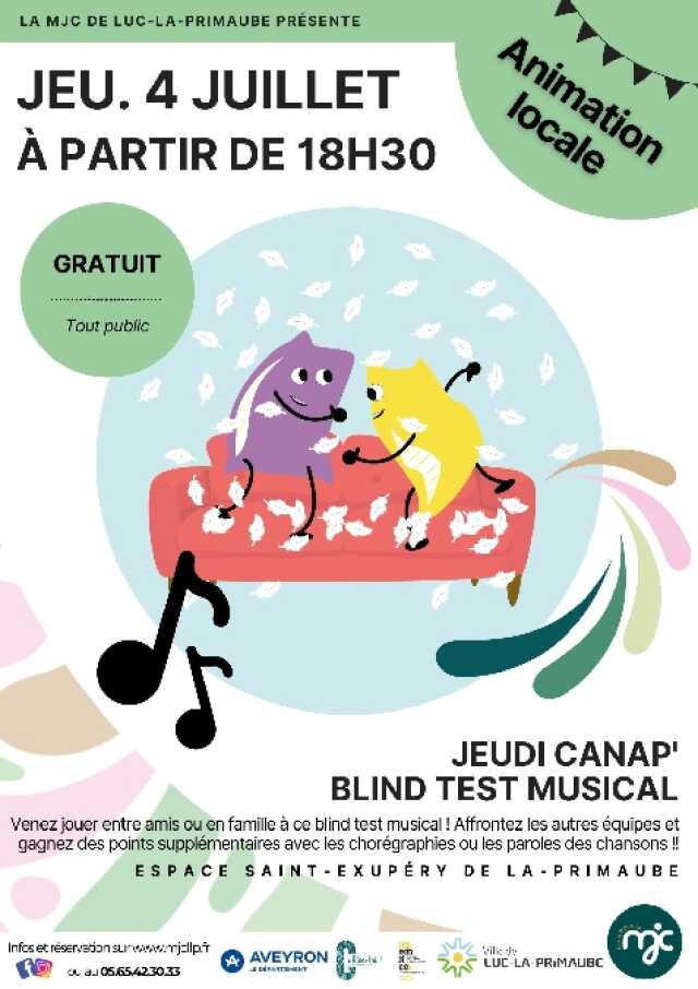 JEUDI CANAP' : Blind Test musical