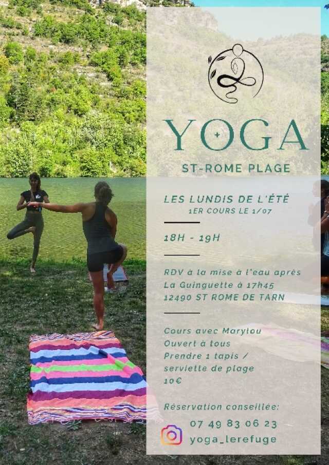 Yoga à Saint-Rome Plage