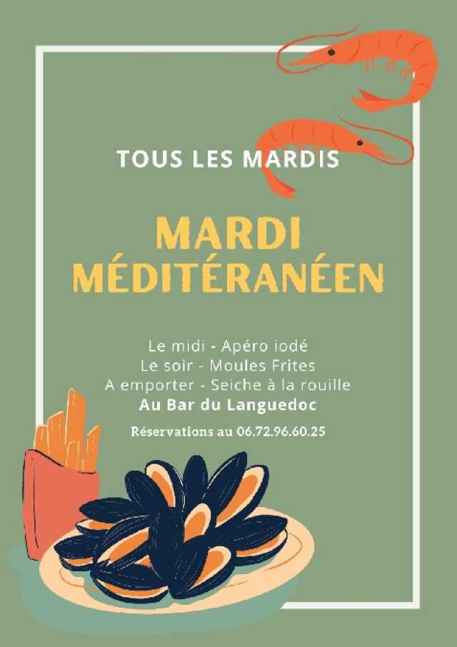 Les mardis méditerranéens au bar du Languedoc