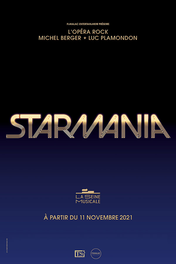 Starmania, the rock opera / musical in Paris in November 2021