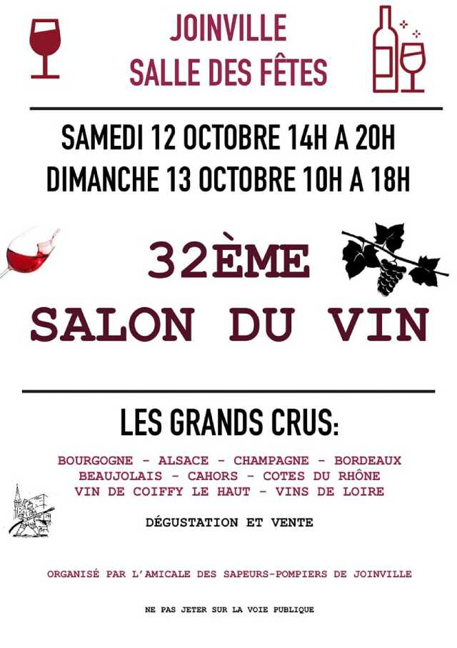 32EME SALON DU VIN A JOINVILLE