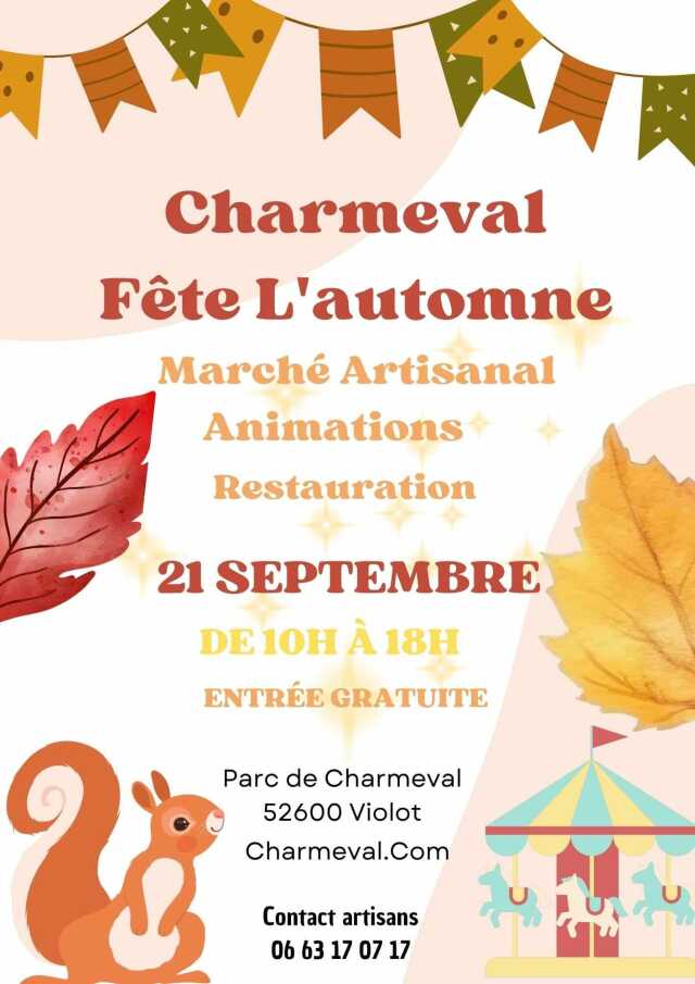 CHARMEVAL FÊTE L'AUTOMNE, MARCHÉ ARTISANAL à VIOLOT