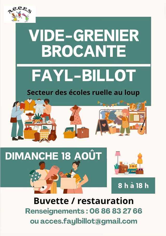 VIDE-GRENIERS / BROCANTE À FAYL-BILLOT