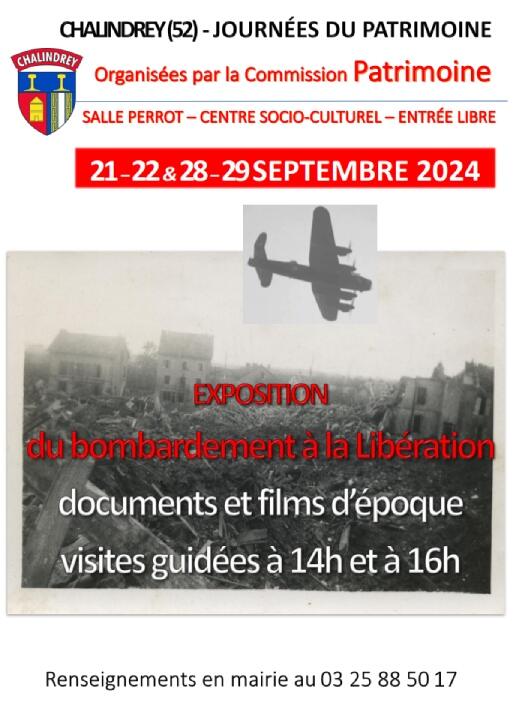 JOURNÉES EUROPÉENNES DU PATRIMOINE A CHALINDREY - EXPOSITION 