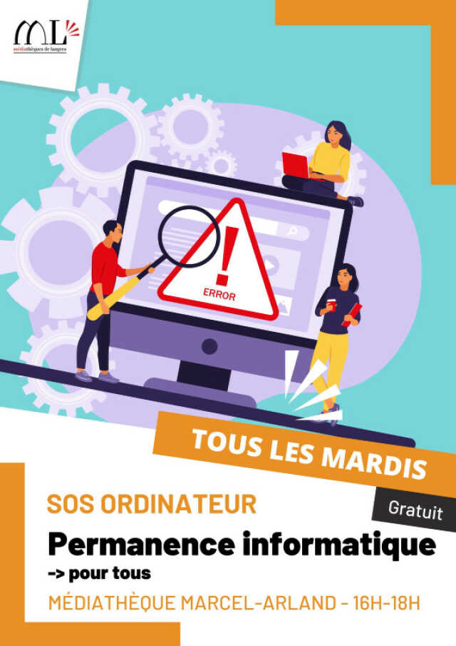 SOS ORDINATEUR: PERMANENCE INFORMATIQUE GRATUITE