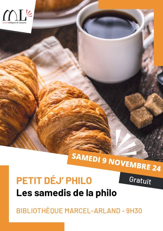 PETIT DÉJEUNER PHILO - LES SAMEDIS DE LA PHILO