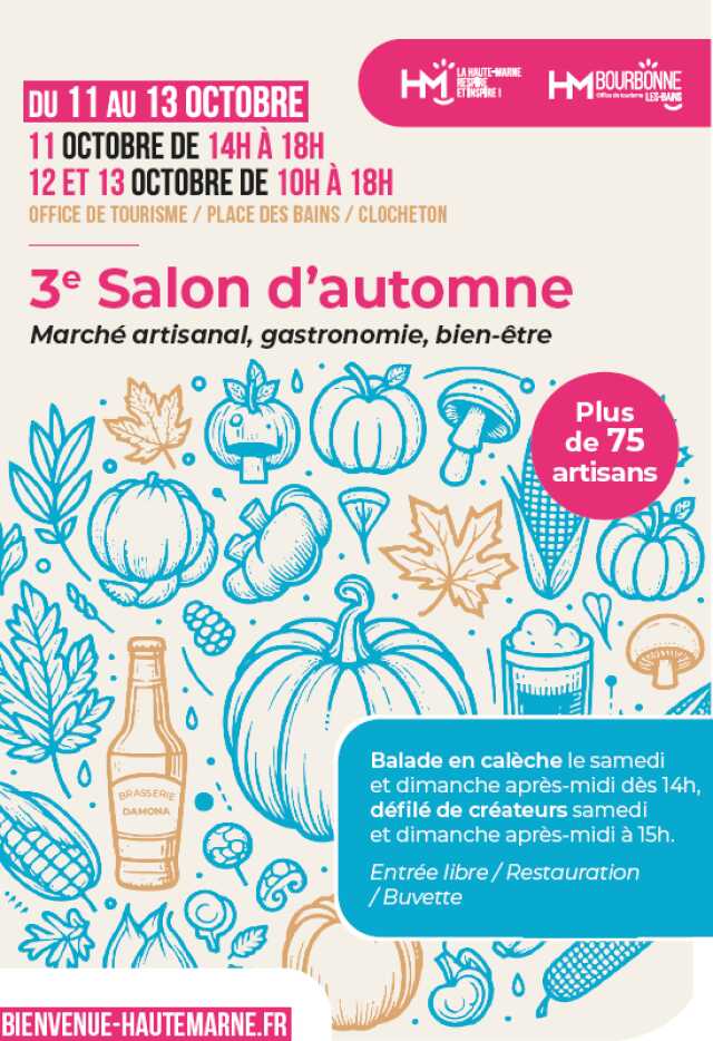 SALON D’AUTOMNE : GASTRONOMIE, ARTISANAT ET BIEN-ÊTRE