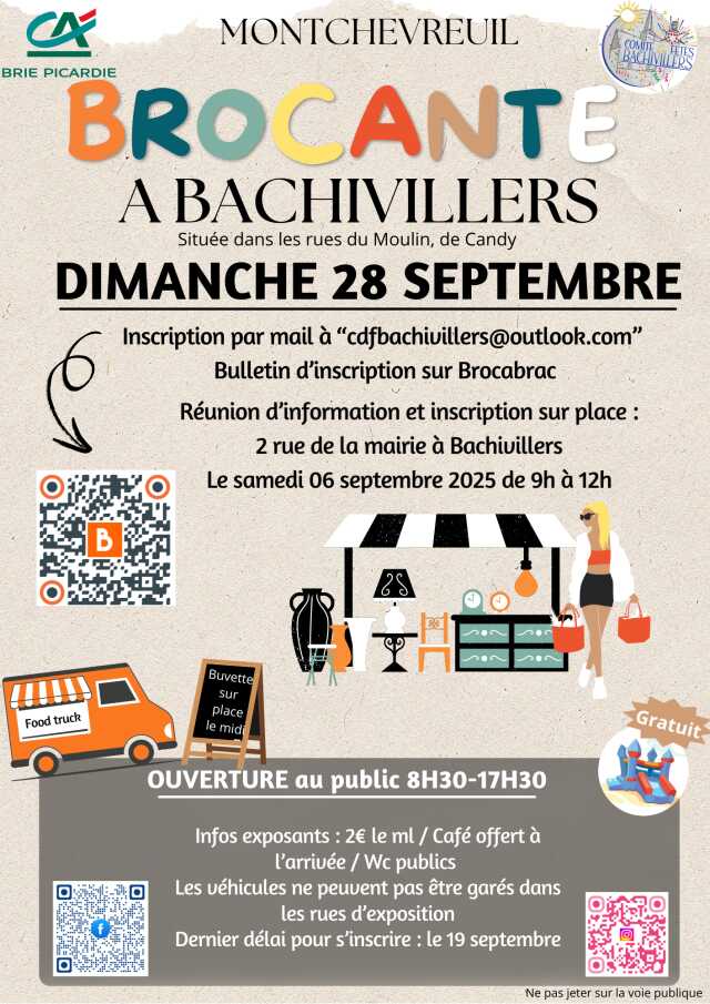 Brocante à Montchevreuil (Bachivillers)