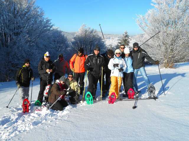 Randonnée en raquettes au Grand Ballon